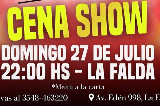 Show de Gladys Florimonte en La Falda